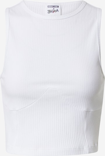 ABOUT YOU x Sharlota Top 'Marie' in White, Item view