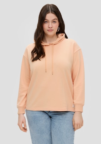 QS Sweatshirt in Orange: front