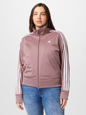 ADIDAS ORIGINALS Sweat jacket 'Adicolor Classics Firebird Primeblue ' in Pink: front