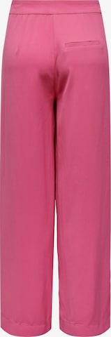 JDY Szeroka nogawka Spodnie 'Vincent' w kolorze różowy
