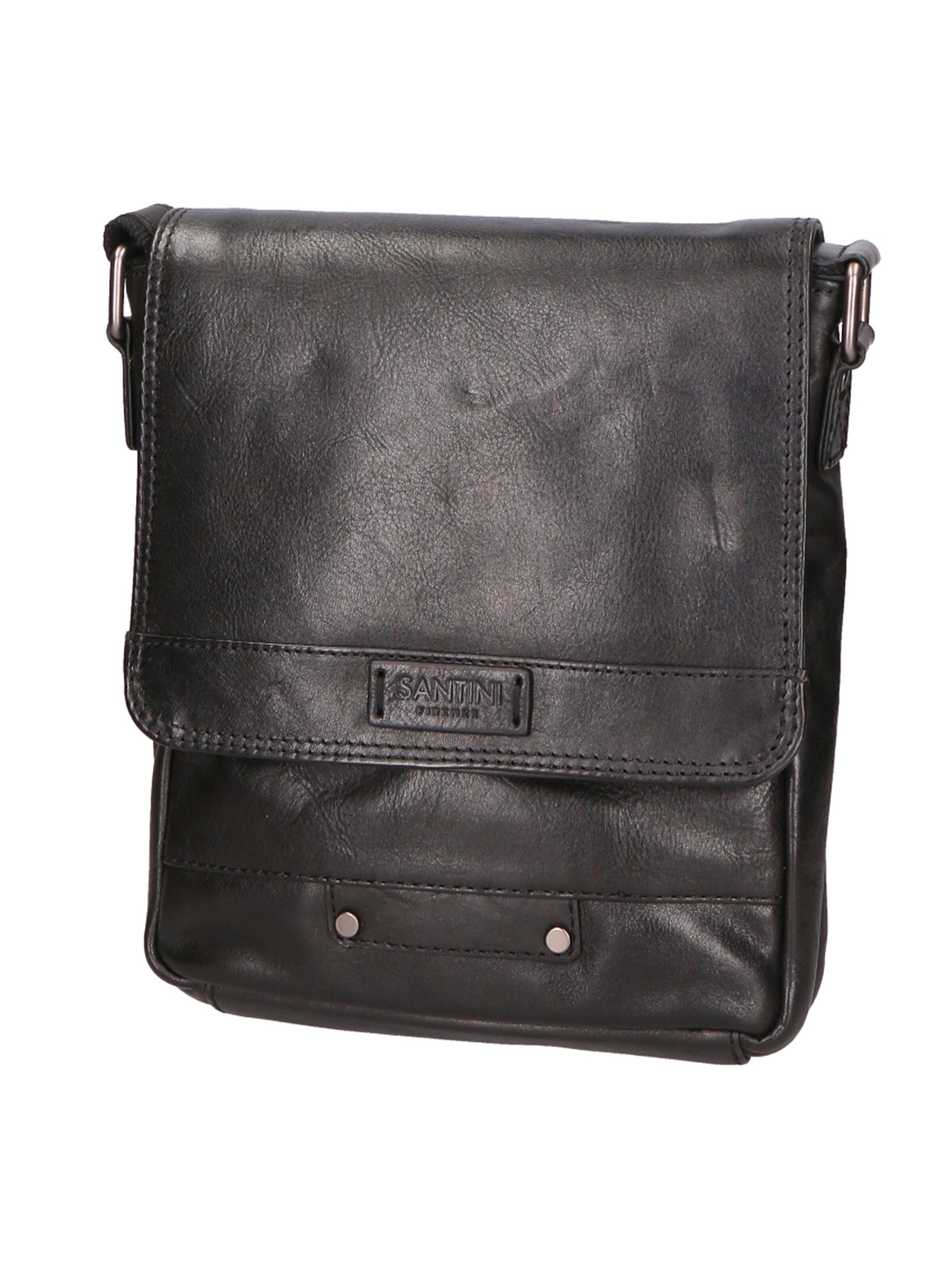Santini Firenze Schoudertas in Zwart