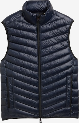 Gilet TOM TAILOR en bleu : devant