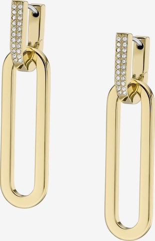 FOSSILNaušnice 'Heritage' - zlatna boja: prednji dio