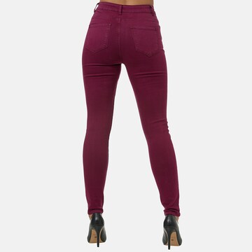 Skinny Jeans di Elara in rosso