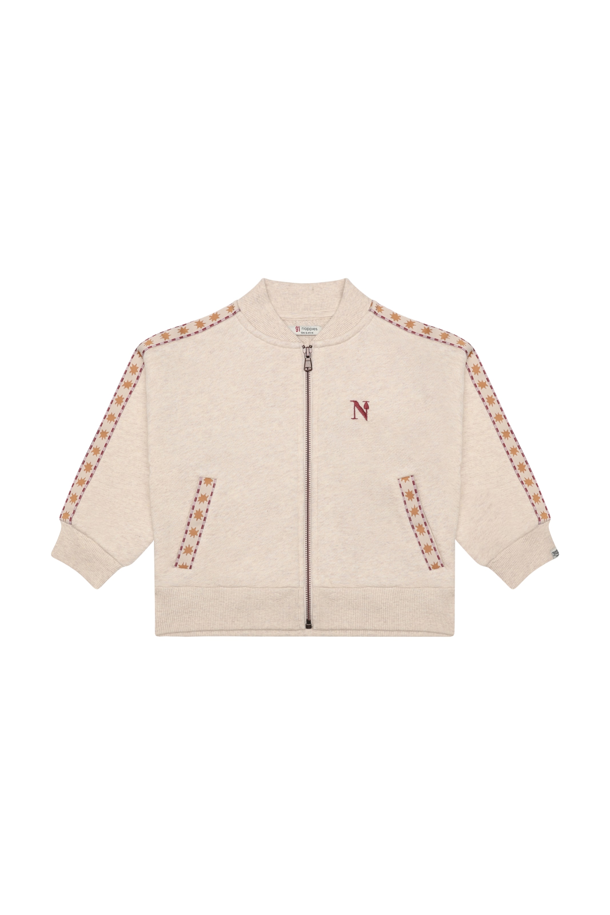 Noppies Gebreid vest in Beige: voorkant