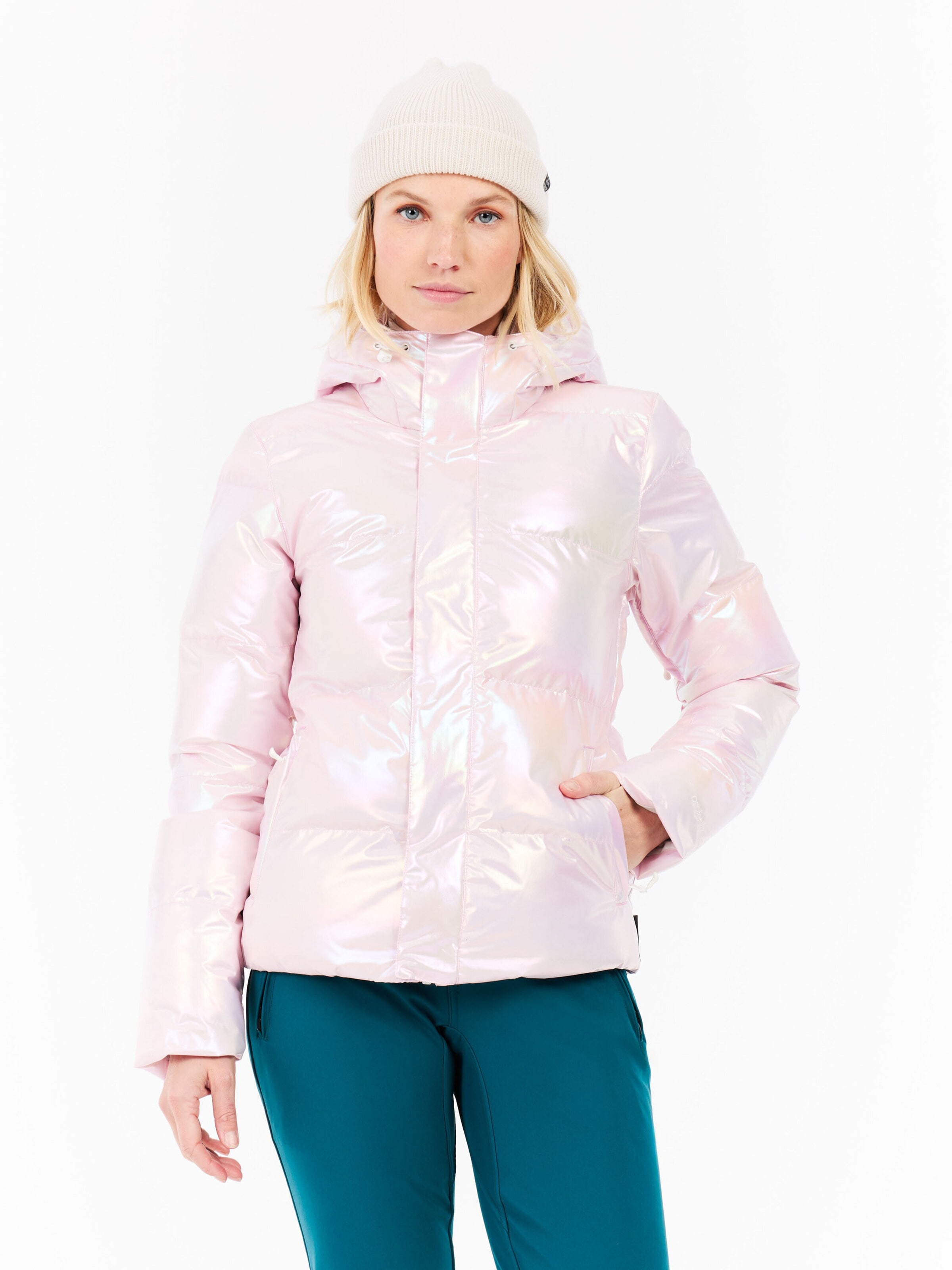 PROTEST Sportjacke 'PRTLeola'‌‌‌‌‌‌ in Pink: Vorderseite