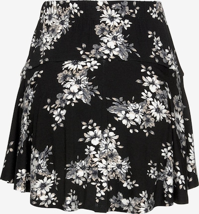 LASCANA Hosenrock in grau / schwarz / weiß, Produktansicht