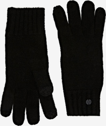 ESPRIT Full Finger Gloves in Black: front