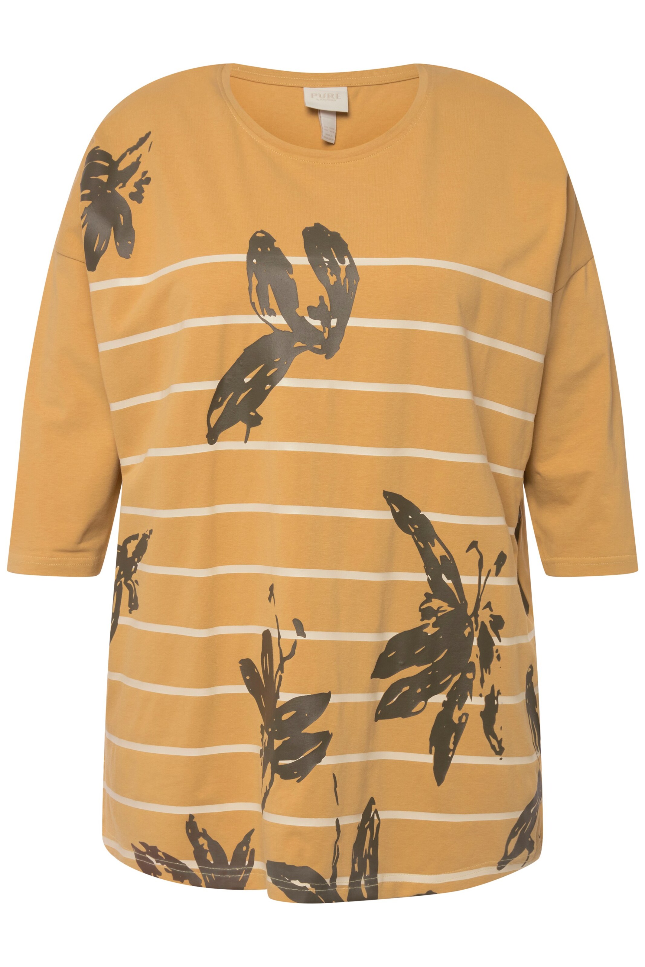 Ulla Popken Shirt in Gelb: Vorderseite