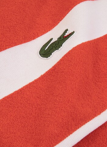 LACOSTE Shower Towel in Red