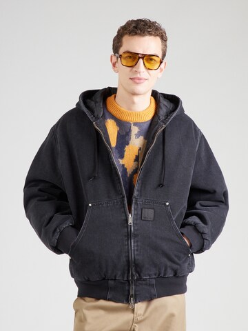 Carhartt WIP Kurtka przejściowa 'Active Rivet' w kolorze czarny: przód