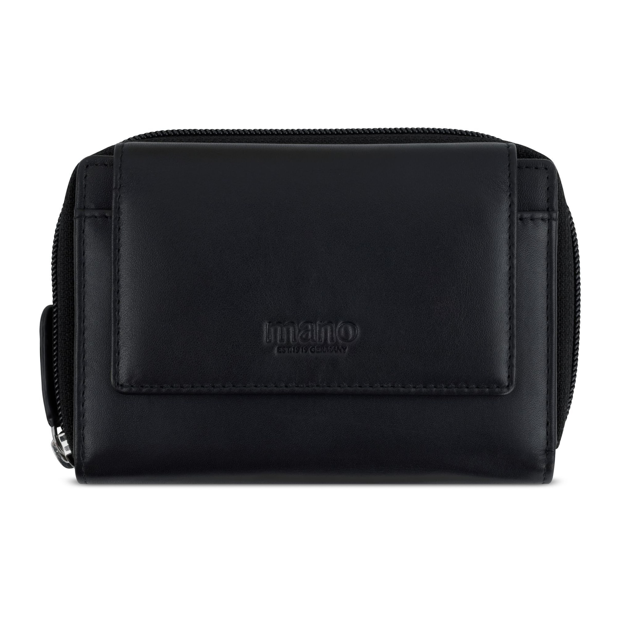 mano Wallet 'Don Andrea ' in Black: front