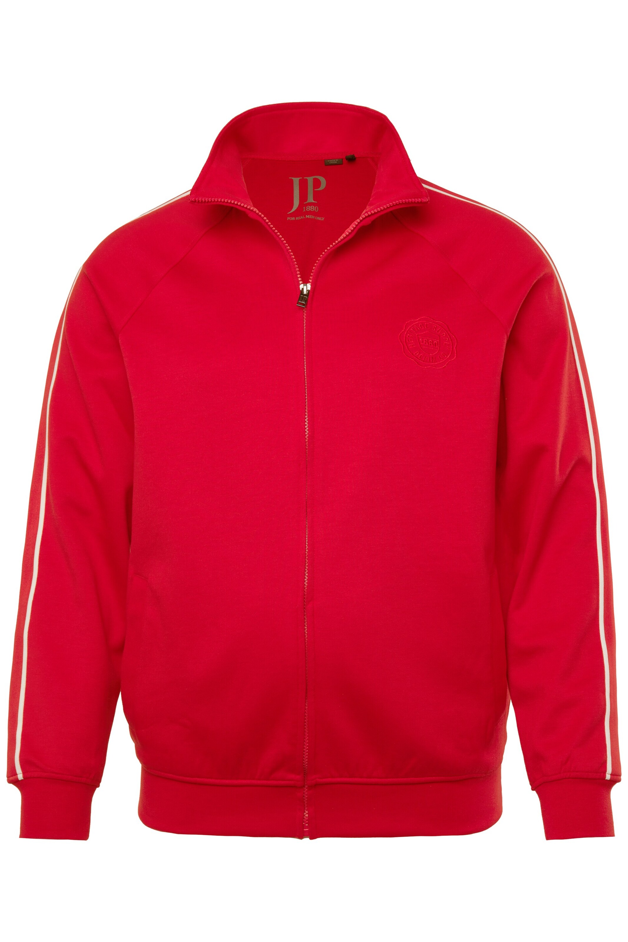 JP1880 Sweatvest in Rood: voorkant