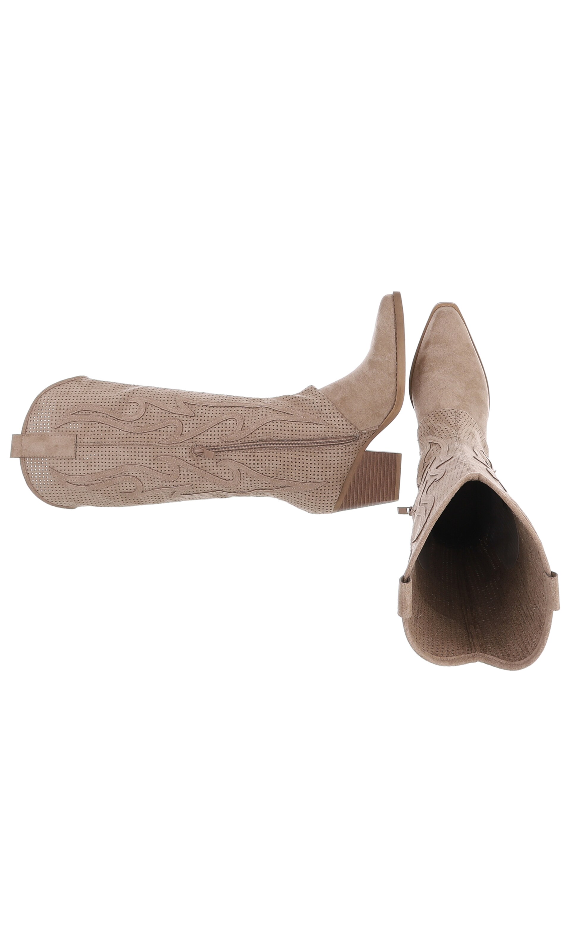 Ital-Design Cowboy Boots in Brown