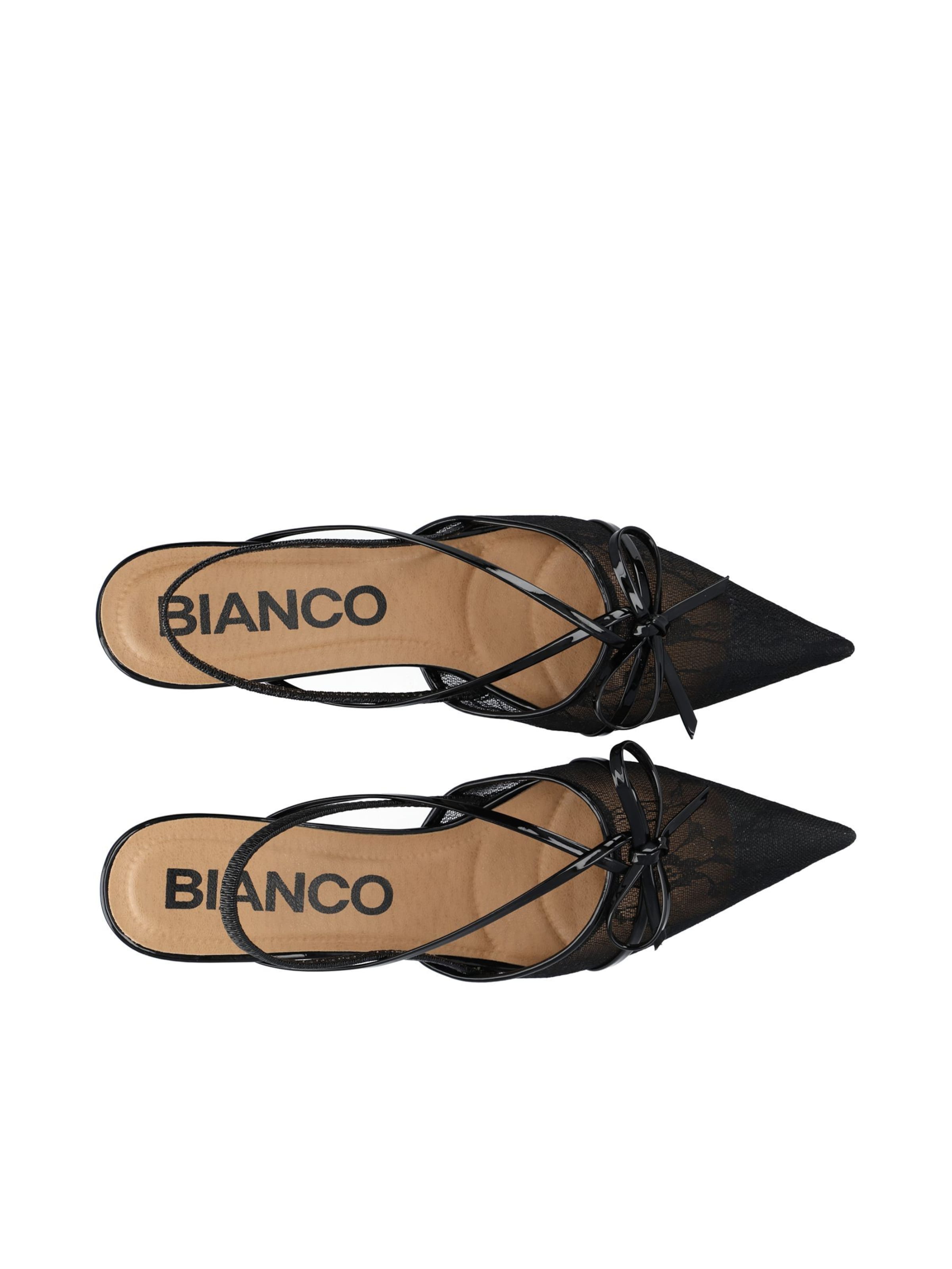 Bianco Slingpumps 'Kristin' in Zwart