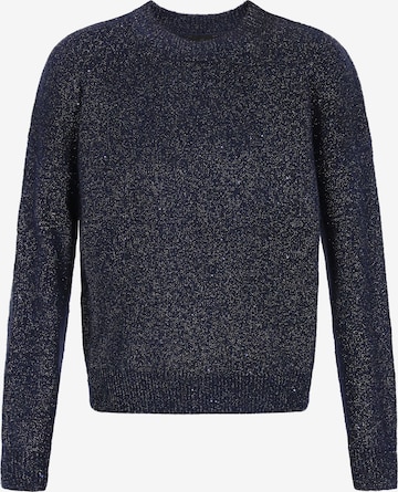 DreiMaster Klassik Trui in Blauw: voorkant