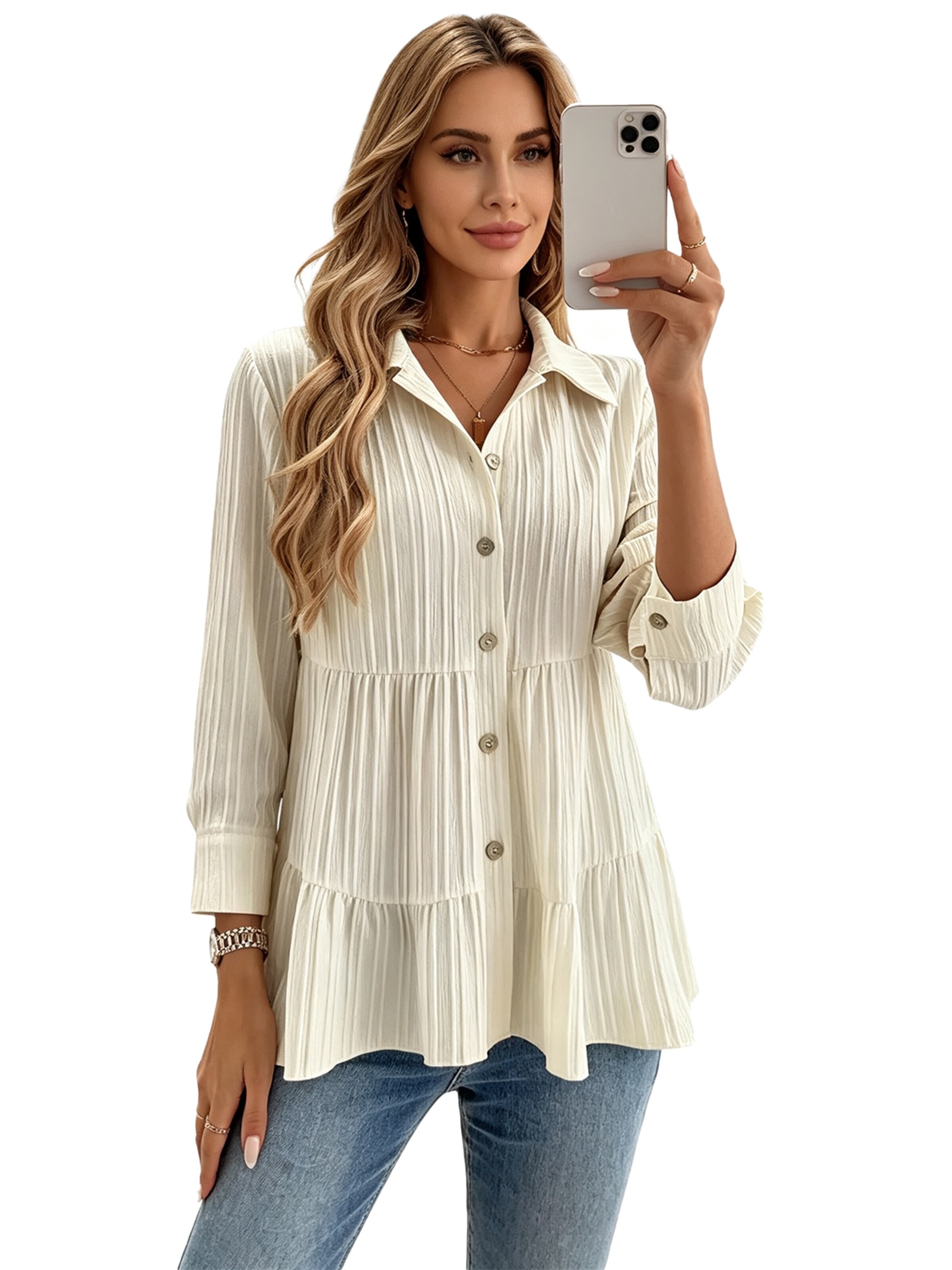 KoJooin Bluse‌‌‌‌ in Beige