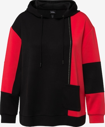 Sweat-shirt Ulla Popken en rouge : devant