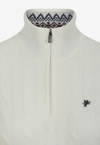 DENIM CULTURE Sweter ' KATARINA ' w kolorze biały
