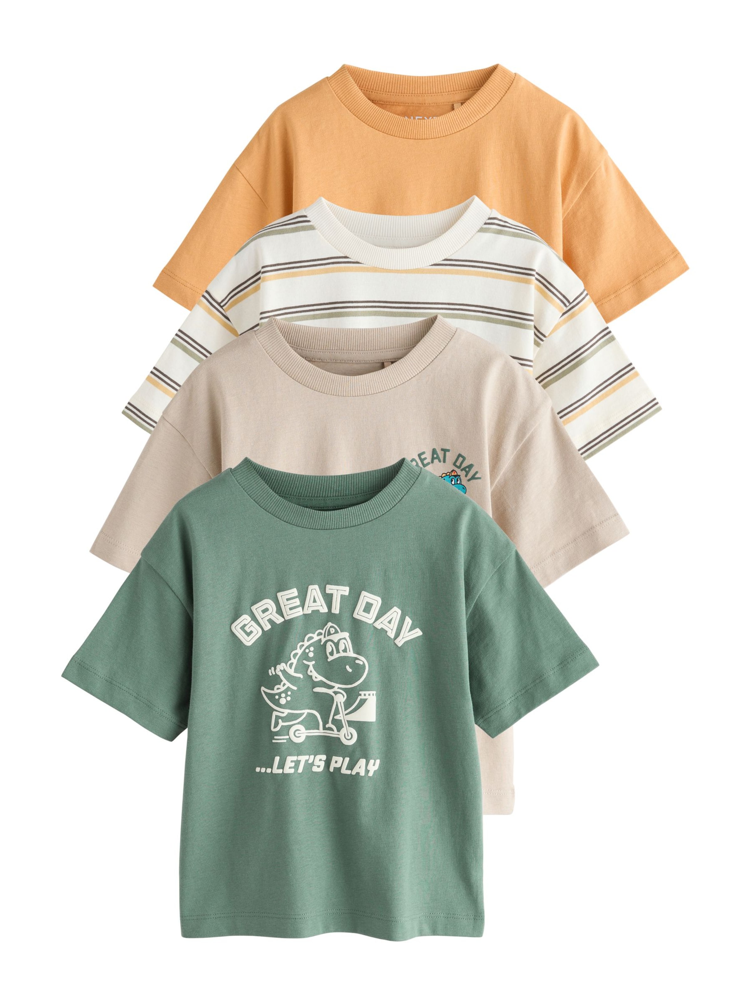 Next Футболка в Бежевый: спереди