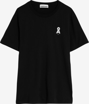 T-Shirt ARMEDANGELS en noir : devant