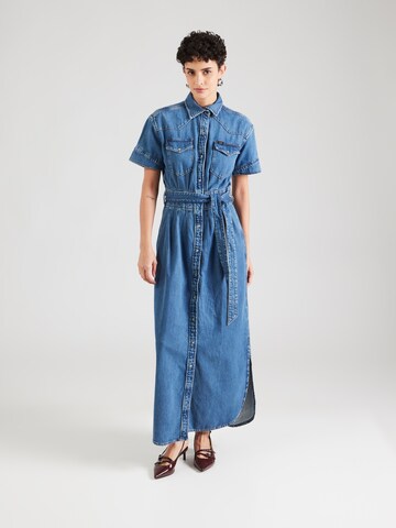 Lee Dress 'Western' in Blue: front