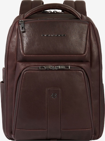Piquadro Backpack 'Carl ' in Brown: front