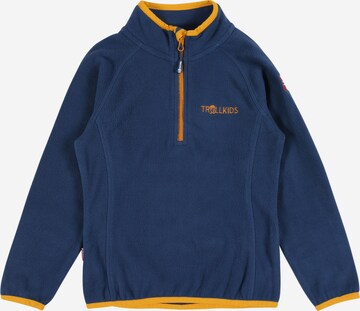 Regular fit Pullover sportivo 'Nordland' di TROLLKIDS in blu: frontale