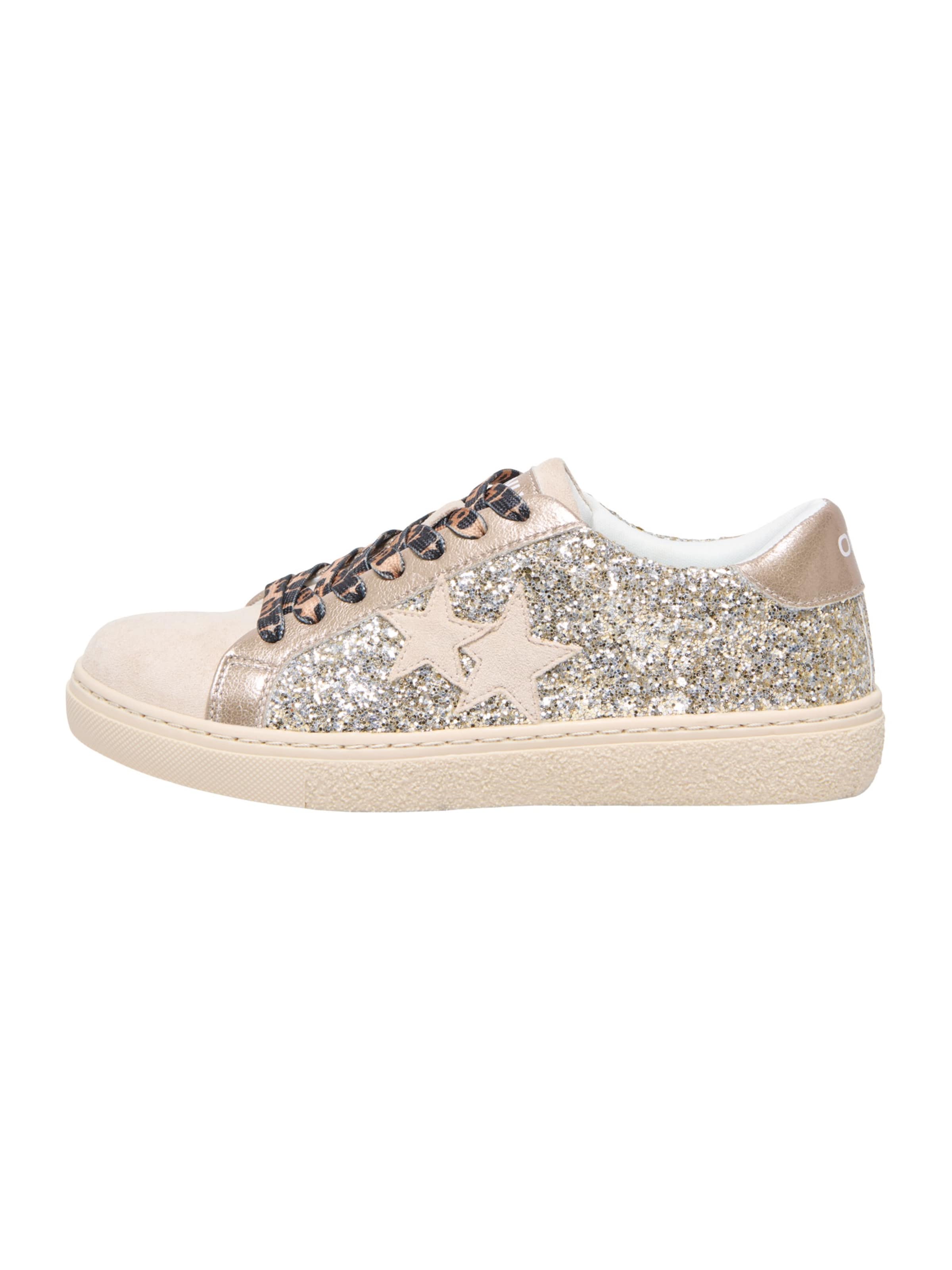 ONLY Baskets basses 'ONLLEA' en 36 en beige / camel / or, Vue avec produit