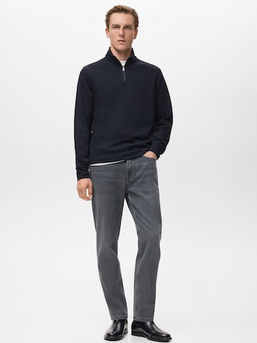 MANGO MAN Sweatshirt 'Shangai' in Blau