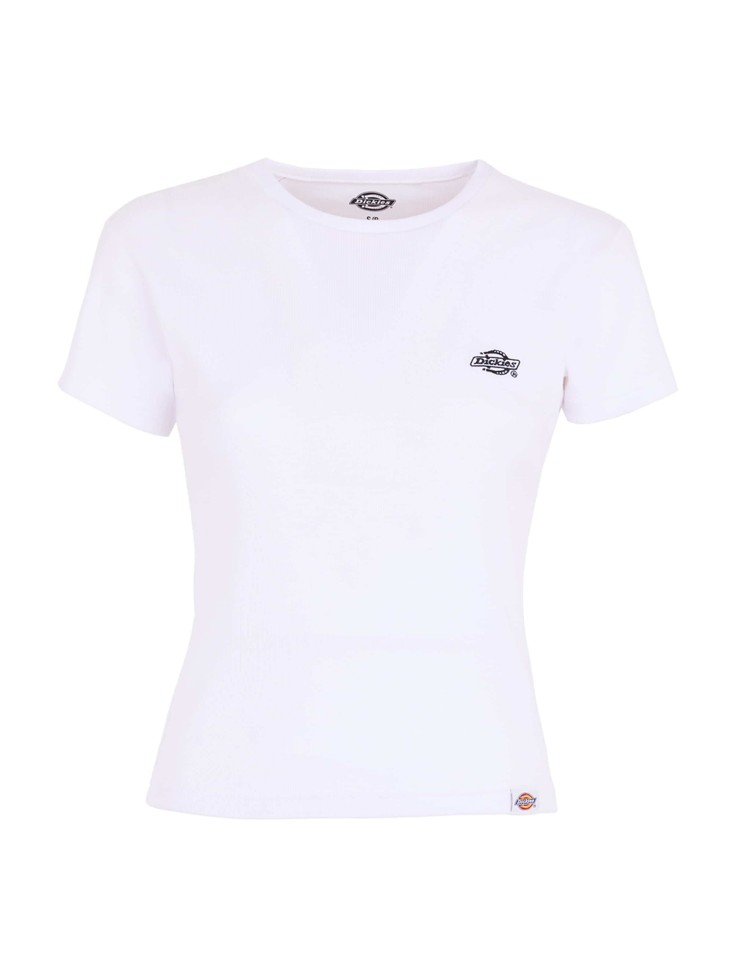 DICKIES Tričko 'Gladeville' – bílá: přední strana