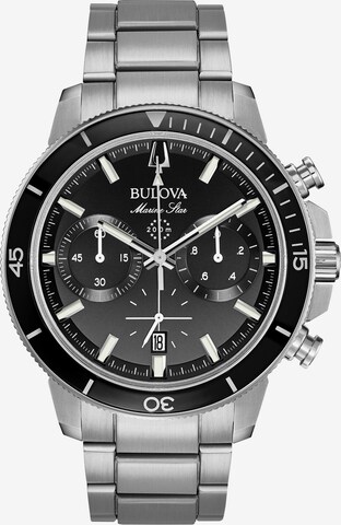 Bulova Analoguhr in Silber: predná strana