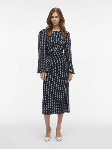 Robes en maille VILA en bleu