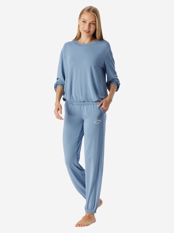 SCHIESSER Pyjama 'Casual Fashion' in Blauw