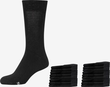 Chaussettes 'Austin' SKECHERS en noir : devant