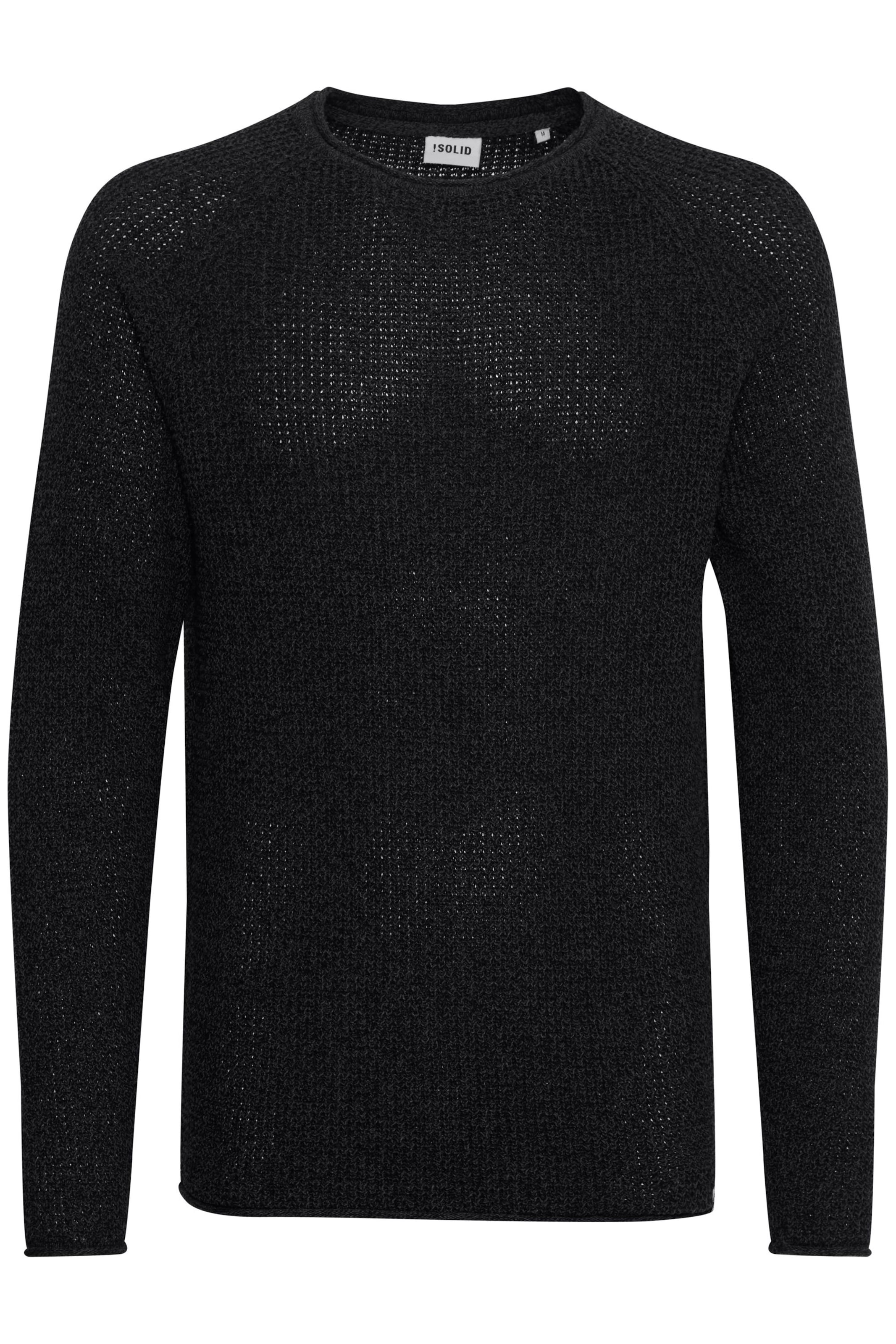 !Solid Pullover 'Kotchap' in Schwarz: Vorderseite