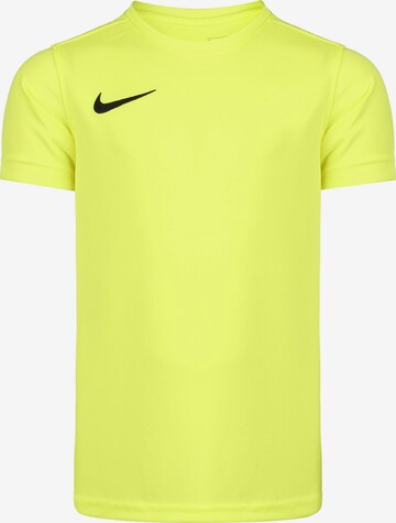 NIKE Functioneel shirt in Geel: voorkant