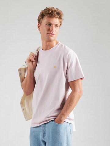 T-Shirt 'Chase' Carhartt WIP en violet : devant