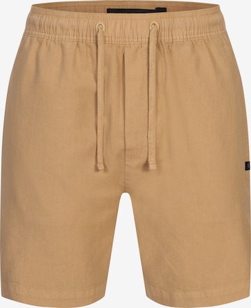 INDICODE JEANS Regular Broek 'Margera' in Beige: voorkant