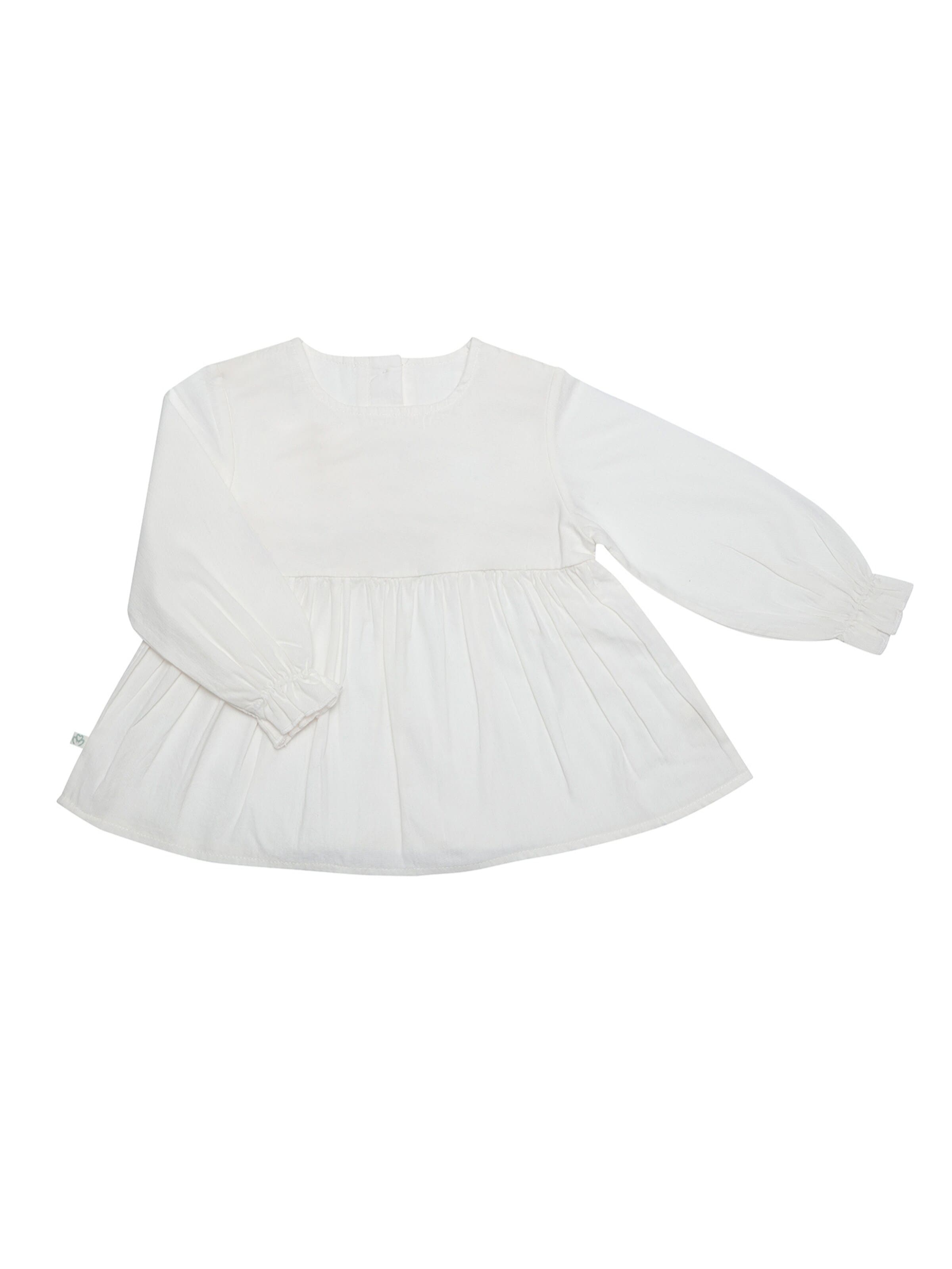 OrganicEra Blouse 'OrganicEra Organic Vual Tunic' in White: front