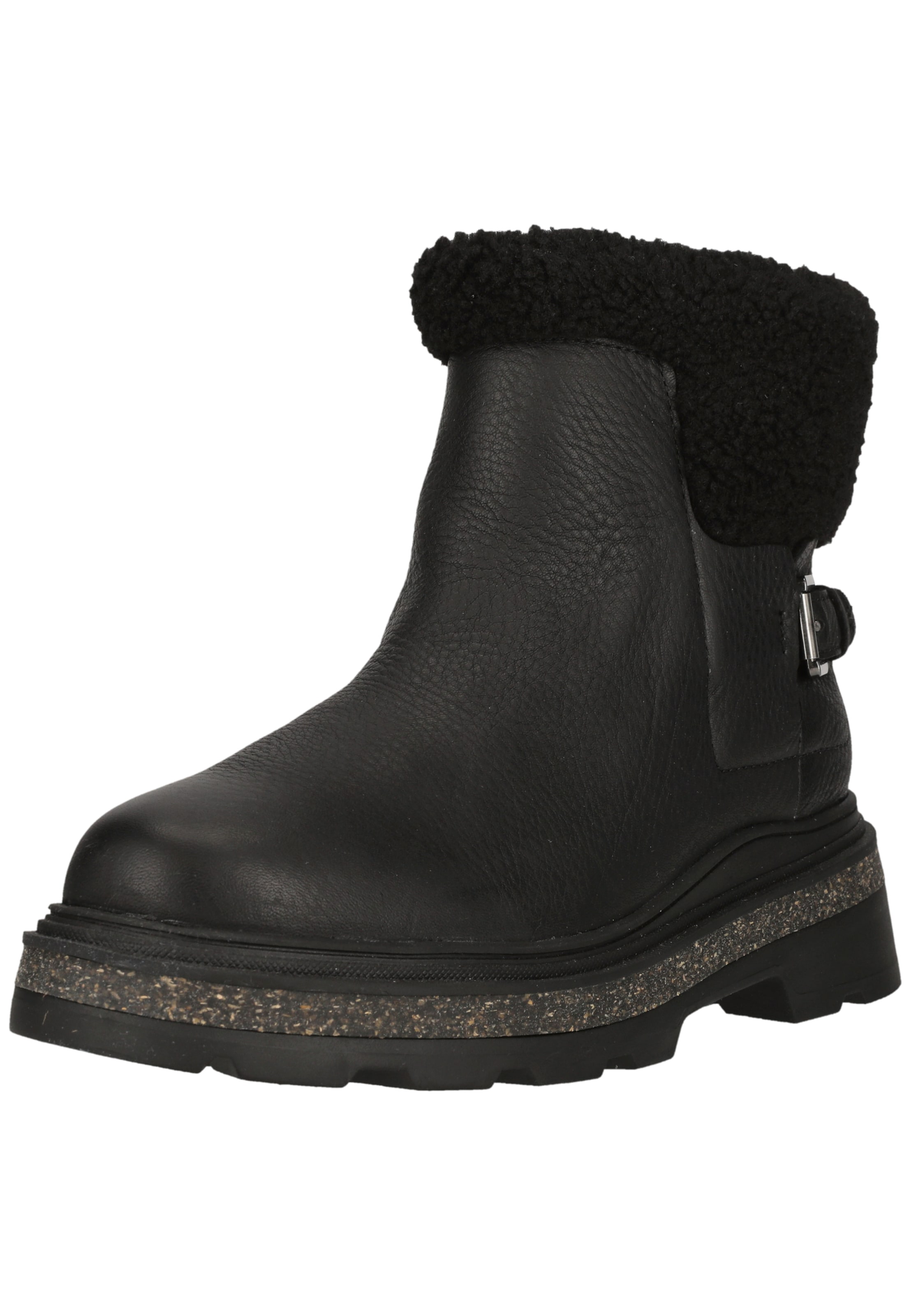 CLARKS Snowboots 'Hencroft Madi Waterproof' in Zwart: voorkant