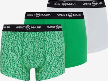 WESTMARK LONDON Boxer shorts 'Oscar' in Green: front