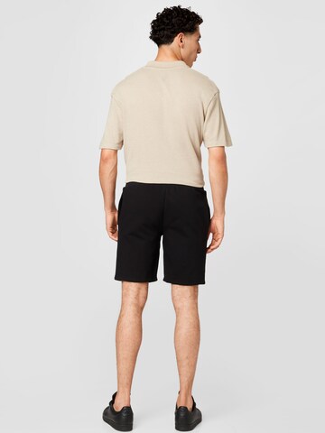 River Island Regular Shorts in Schwarz