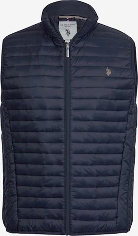 U.S. POLO ASSN. Vest 'Maks' in Blue: front