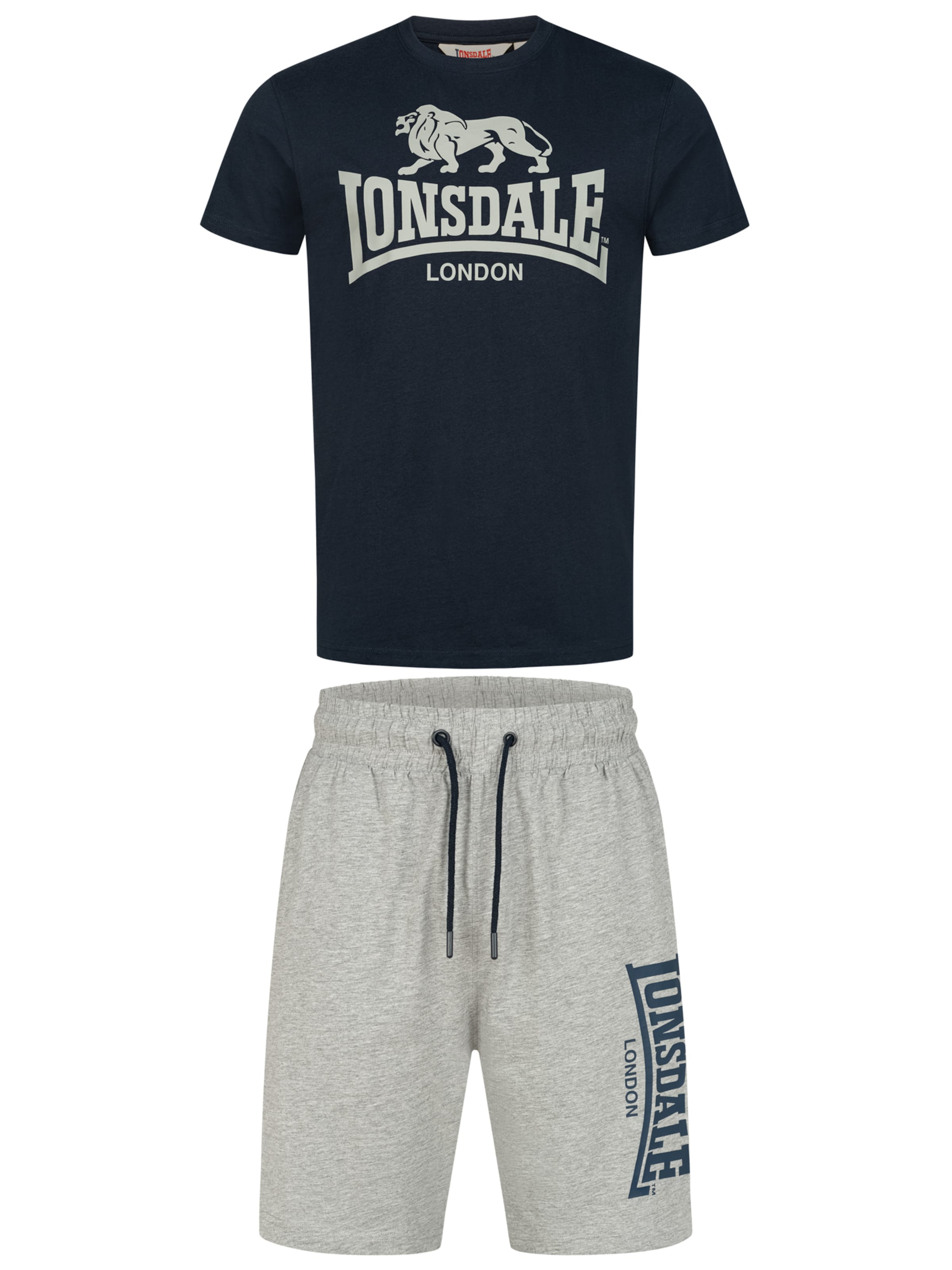 Survêtement ' MAIR ' LONSDALE en gris : devant