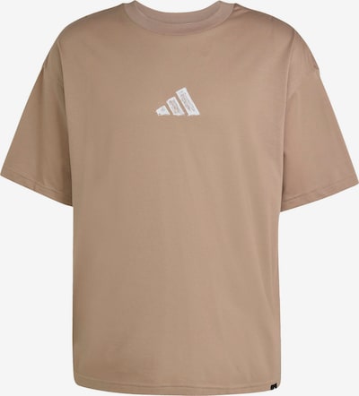 ADIDAS PERFORMANCE Toiminnallinen paita värissä vaaleanruskea / valkoinen, Tuotenäkymä