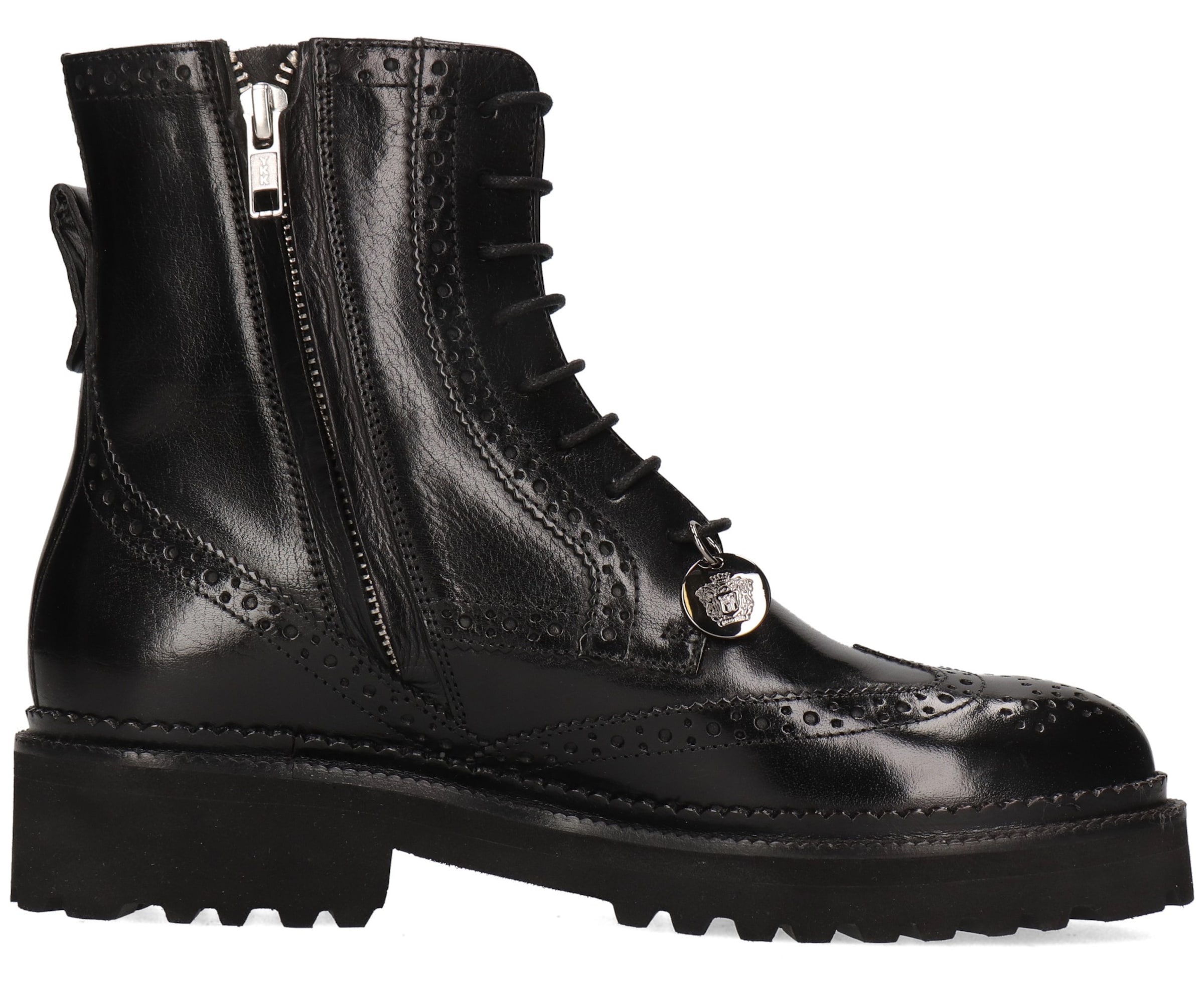 MELVIN & HAMILTON Fűzős rövid szárú csizmák 'Maria 14' - fekete