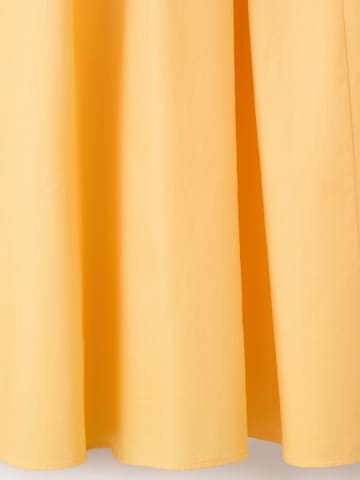 MANGO - Falda 'NEWCRETA' en amarillo