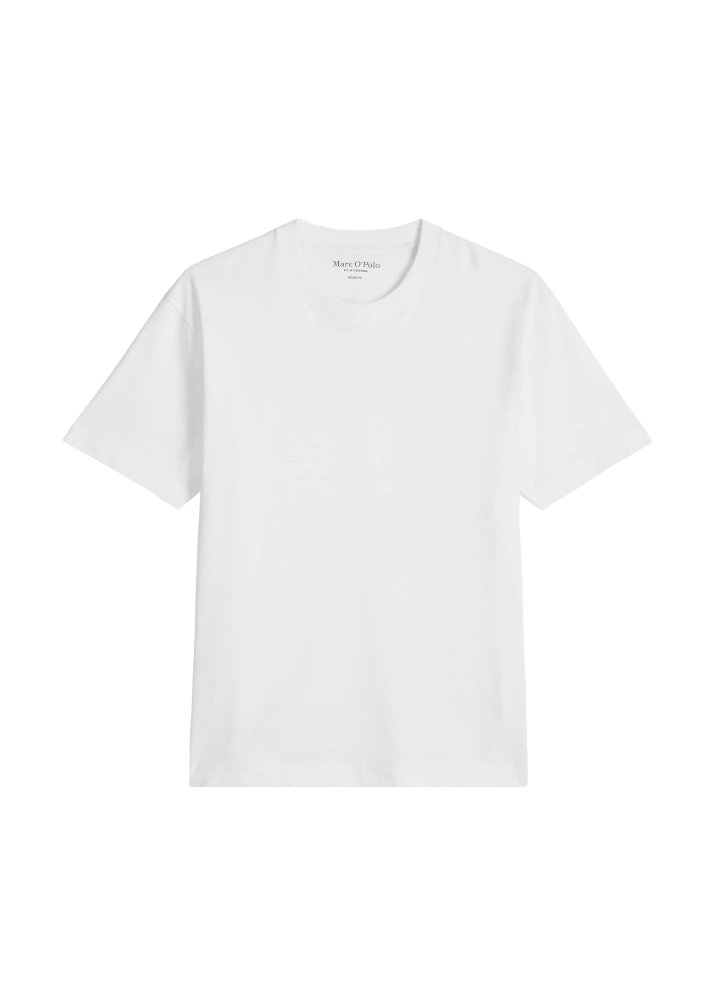 T-Shirt Marc O'Polo en blanc : devant