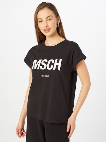 Tricou 'Alva' de la MSCH COPENHAGEN pe negru: față